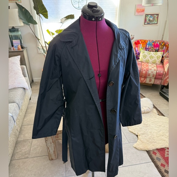 MaxMara all weather Timeless Trench raincoat. Size 6. Blue - Picture 1 of 9